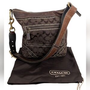 Vintage Y2K Coach Signature Legacy Convertible Crossbody Bag 10403